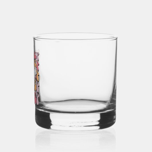 Spooky Retro Ghost Whisky Glas (Links)