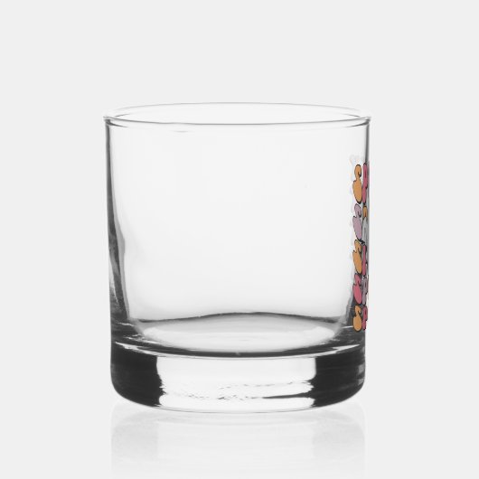 Spooky Retro Ghost Whisky Glas (Rechts)