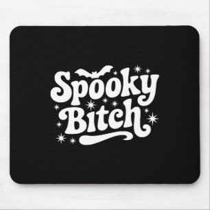 Spooky Retro Halloween Witch Quote Gezegde TS Gift Muismat