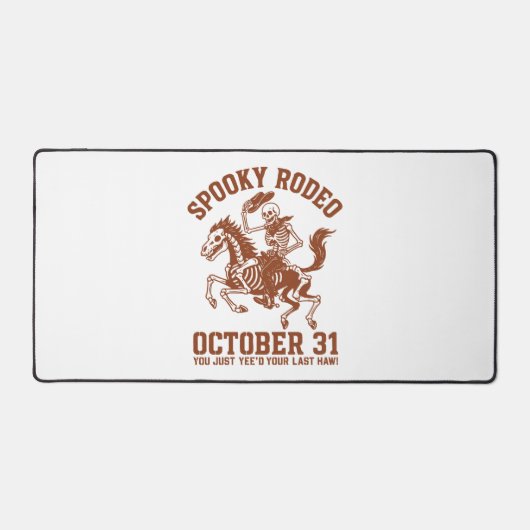 Spooky Rodeo Halloween 31 oktober Bureaumat (Voorkant)