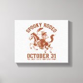 Spooky Rodeo Halloween 31 oktober Canvas Afdruk (Voorkant)