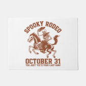 Spooky Rodeo Halloween 31 oktober Deurmat (Voorkant)