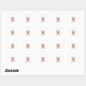 Spooky Rodeo Halloween 31 oktober Hart Sticker (Vel)