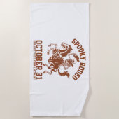 Spooky Rodeo Halloween 31 oktober Strandlaken (Voorkant)