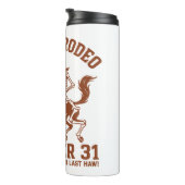 Spooky Rodeo Halloween 31 oktober Thermosbeker (Geroteerd rechts)
