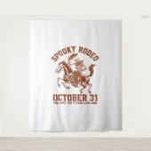 Spooky Rodeo Halloween 31 oktober Wandkleed (Voorkant)
