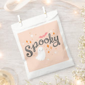 Spooky roze Halloween Bedankzakje (Geknipt)