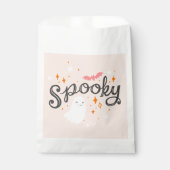 Spooky roze Halloween Bedankzakje (Voorkant)