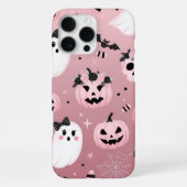 Spooky roze Halloween iPhone Hoesje (Achterkant)