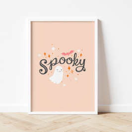 Spooky Roze Halloween Poster