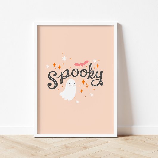 Spooky Roze Halloween Poster