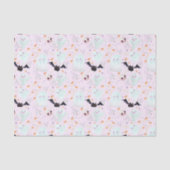 Spooky roze Halloween Tissuepapier (Voorkant)