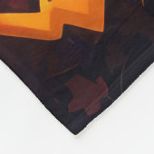 Spooky Samoyed hond Halloween heks en pompoen Fleece Deken (Hoek)