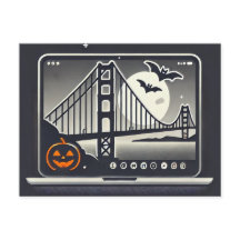 Spooky San Francisco Halloween Briefkaart