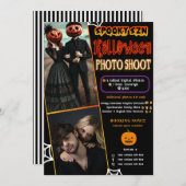 Spooky San Glow Halloween fotoshoot fotografie Kaart (Voorkant / Achterkant)