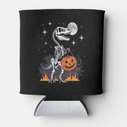 Spooky Saurus Halloween Dinosaur Blikjeskoeler (Voorkant)