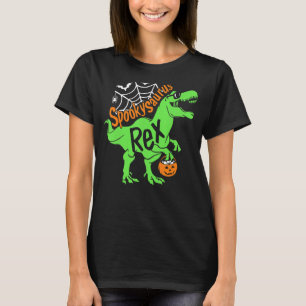 Spooky Saurus Rex Halloween Dinosaurus T Rex Skele T-shirt