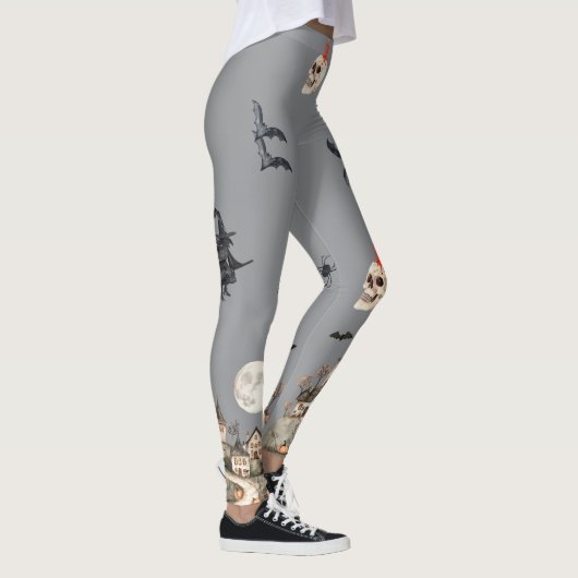 Spooky, Scarey Halloween Leggings (Rechts)