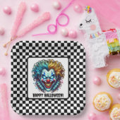 Spooky Scary Circus Clown Halloween Paper Bord (Feest)