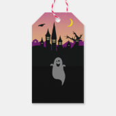 Spooky Scary Creepy Haunted House Halloween Party Cadeaulabel (Achterkant)