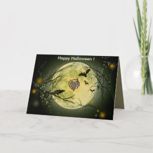Spooky Scary Crow Gory Happy Halloween Quote