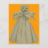 Spooky Scary Ghost Spirit Doll Child Briefkaart (Voorkant)