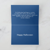 Spooky Scary Grim Reaper Death Horse Carriage Kaart (Binnen)