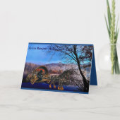 Spooky Scary Grim Reaper Death Horse Carriage Kaart (Voorkant)