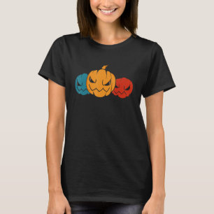 Spooky Scary Halloween Costume Creepy Pumpkin Hall T-shirt