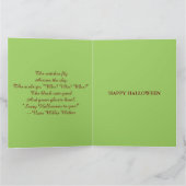 Spooky Scary Joker Herfst Maple Pumpkins Halloween Kaart (Binnen)