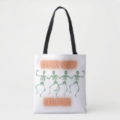 Spooky Scary Skeletons Tote Bag (Voorkant)