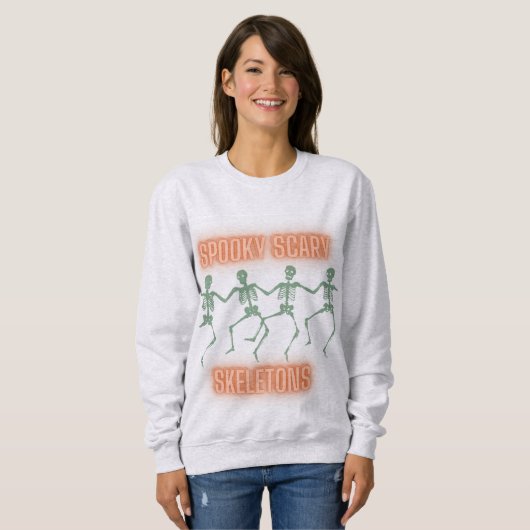 Spooky Scary Skeletons Trui (Voorkant volledig)