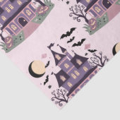 Spooky schattig herenhuis patroon tissuepapier (Detail)