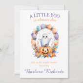 Spooky Schattige Baby shower Uitnodiging (Voorkant)