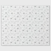 Spooky Schattige Baby Spider Halloween Cadeaupapier (Vlak)