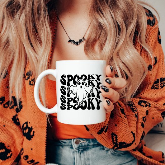 Spooky Schattige Ghost Halloween Koffiemok