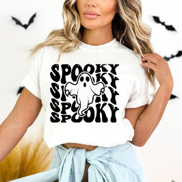 Spooky Schattige Ghost Halloween T-shirt