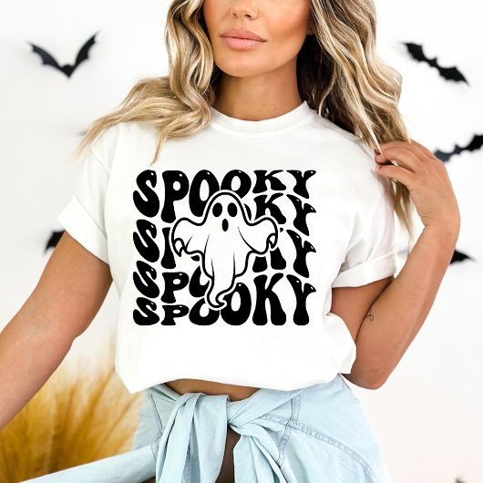 Spooky Schattige Ghost Halloween T-shirt