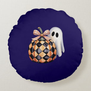 Spooky Schattige Ghost Peek Halloween T-shirt, Che Rond Kussen