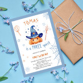 Spooky Schattige Halloween 3e Verjaardagsjongen Ui Kaart