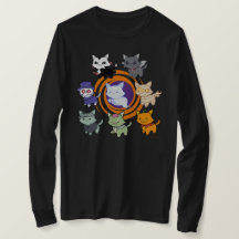Spooky Schattige Halloween Cats Shirt