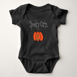 Spooky Schattige Halloween Jack o Lantern Romper