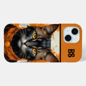 Spooky schattige Halloween kat in Vermomming Case-Mate iPhone Case (Achterkant (horizontaal))