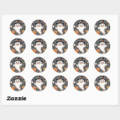 Spooky & Schattige: Halloween Stickers om te zoete (Vel)