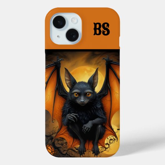 Spooky schattige Halloween vleermuis in vermomming Case-Mate iPhone Case (Achterkant)