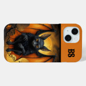 Spooky schattige Halloween vleermuis in vermomming Case-Mate iPhone Case (Achterkant (horizontaal))