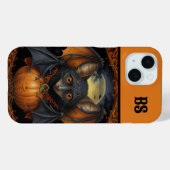 Spooky schattige Halloween vleermuis in vermomming Case-Mate iPhone Case (Achterkant (horizontaal))