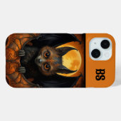 Spooky schattige Halloween vleermuis in vermomming Case-Mate iPhone Case (Achterkant (horizontaal))