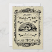 Spooky, Schattige, match vibes Halloween Invitatio Kaart (Voorkant)