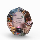 Spooky Schattige Meisje Halloween Zwangerschapsaan Fotoblokken (Rechts)